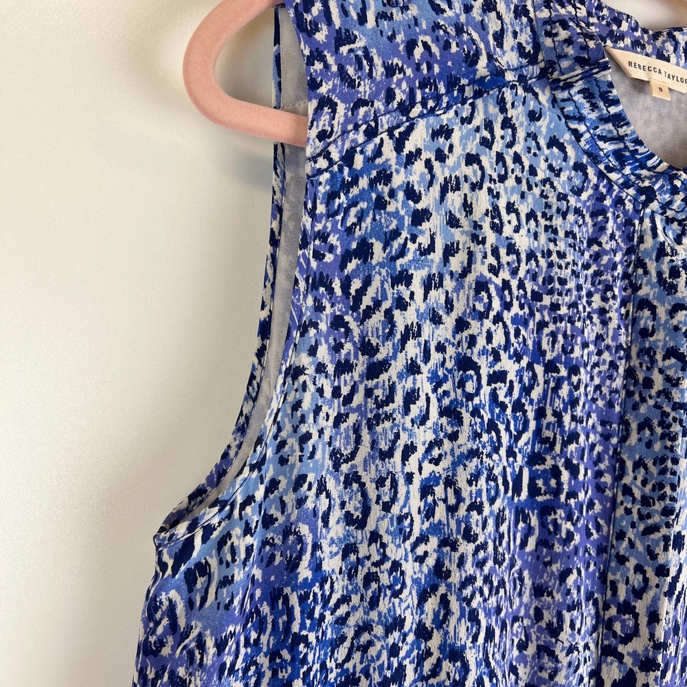 Rebecca Taylor Leopard Fever Romper, Size 8 - Picture 13 of 16